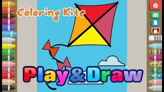 Coloring Kite - Finger Painting Coloring Book screenshot 4