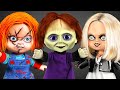 How to make a creepy chucky family from polymer clay  meet chucky tiffany and glenda 