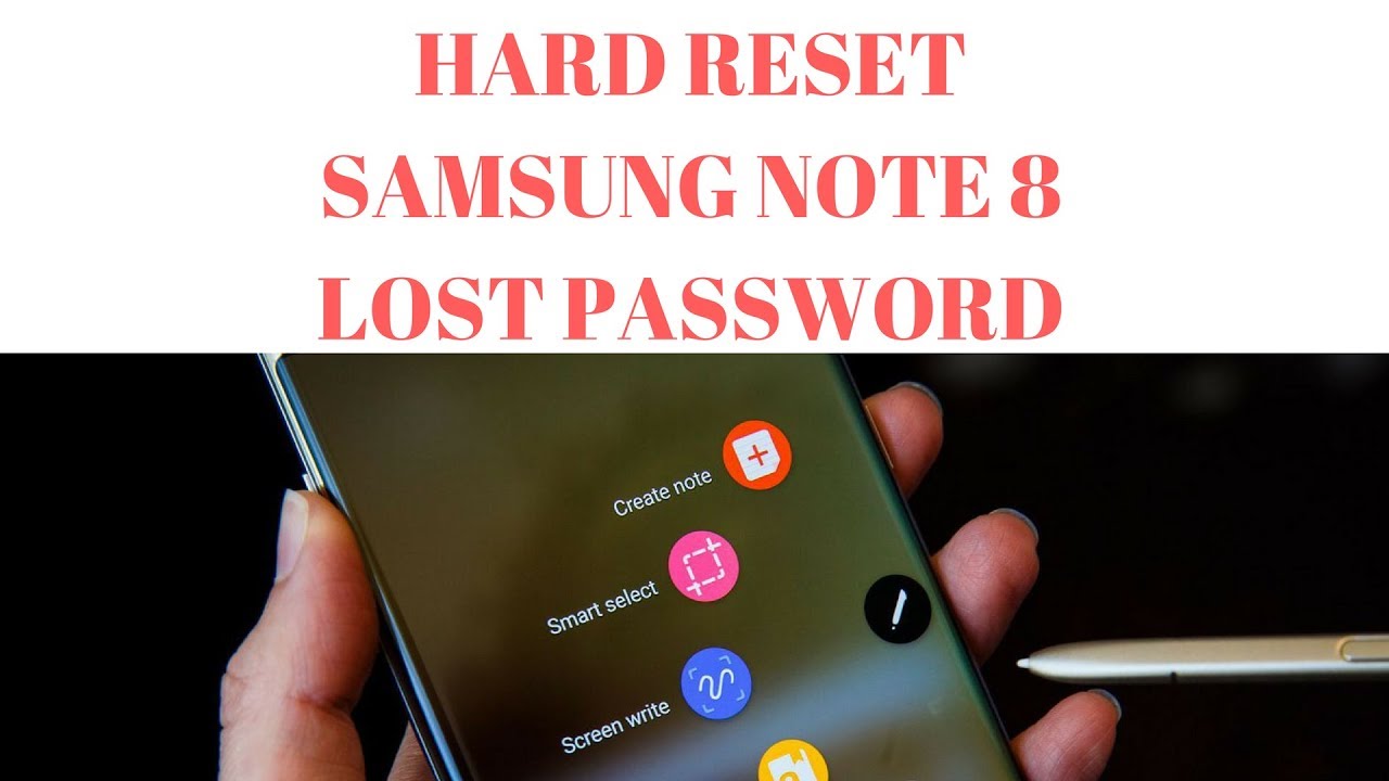 How to Factory Reset Samsung Galaxy Note 22 Forgot Password Reset Password