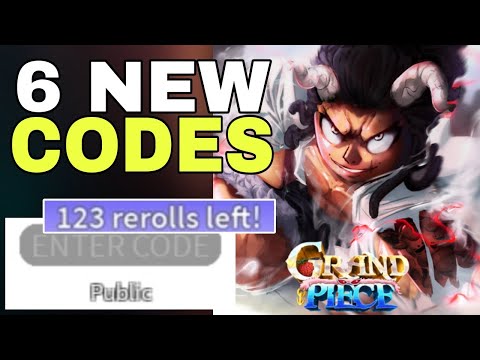 UPDATE 8* GPO CODES - NEW GPO CODES - ALL NEW GRAND PIECE ONLINE CODES