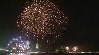 4th of July Independence Day Fireworks. Liberty State Park, New Jersey 2014