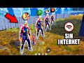 !Nos hacemos Pasar SIN INTERNET CON LA SKIN DE J BALVIN FREE FIRE!! 😱