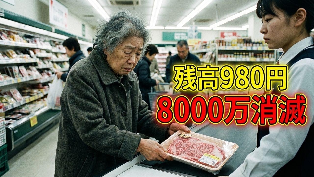 8000万円が5年で消滅…76歳女性がレジで泣き崩れた残酷な真実