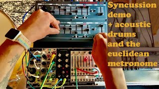 My Syncussion Clone and the Euclidean Metronome!
I show around the Syncussion clone from Michigan Synth Works that I built recently. And then I use it for its intended purpose! As an instrument within the drumset (been practicing drums a lot lately)
Enjoy!
More info: https://michigansynthworks.com/collections/sy-1-syncussion
https://www.quincasmoreira.com/
https://www.patreon.com/quincas
Stay noisy! My Syncussion Clone and the Euclidean Metronome!