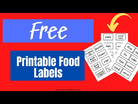Free Printable Food Label Worksheets Pdf