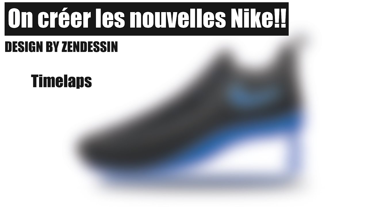 On créer les nouvelles Nike, baskets (Timelaps Photoshop) 