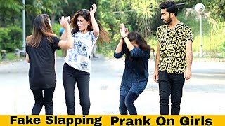 Fake Slapping Prank on Cute Girls Boys 😲😲@crazycomedy9838