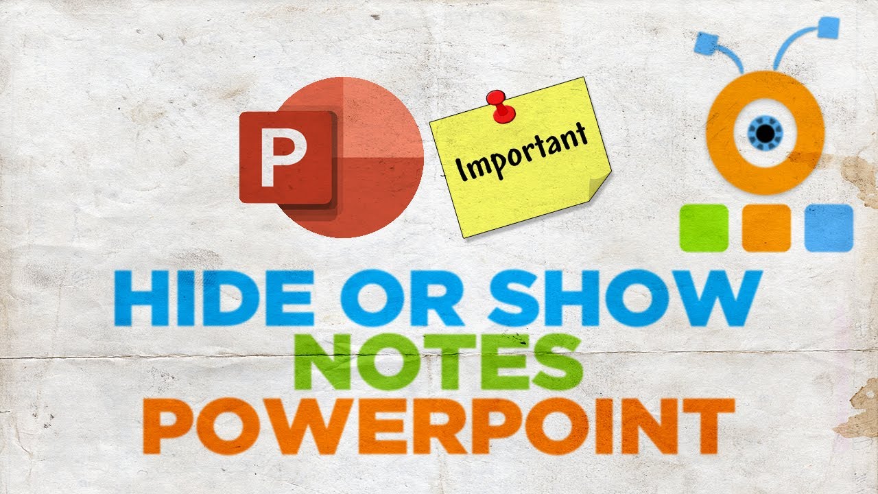 powerpoint presentation hide notes from audience