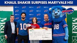 Khalil Shakir's Surprise Visit to Maryvale High School | Buffalo Bills