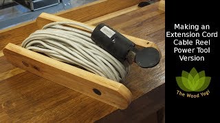 How to Make an Extension Cord / Cable Reel - Power Tool Version