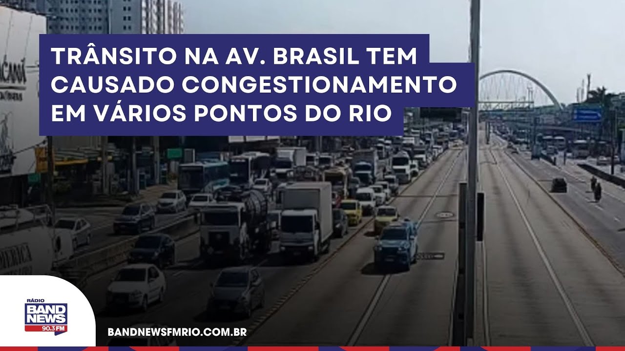 Trânsito na Avenida Brasil: ônibus que utilizam pista lateral sofrem ...
