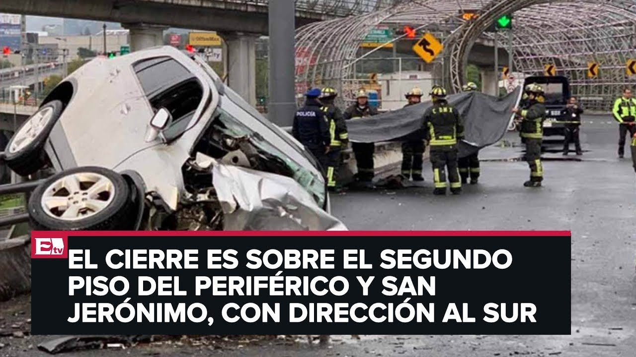 Fuerte choque en 2do piso de Periférico YouTube