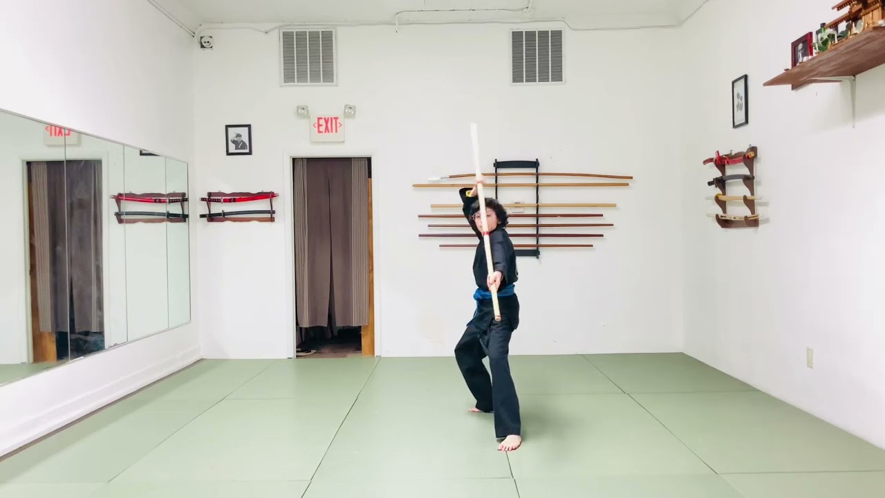 Kukishinden Ryu Bōjutsu - Technique #1 for Kids