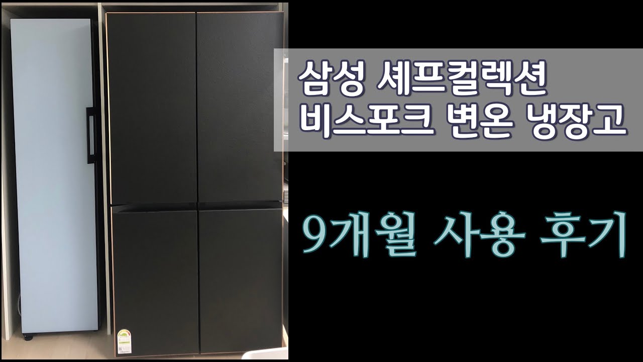 내돈내산) 삼성 셰프컬렉션, 비스포크 변온냉장고 9개월 사용후기