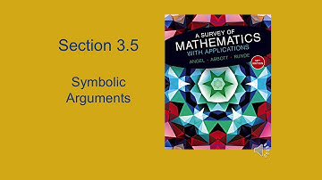 Chapter 3.5 Logic: Symbolic Arguments