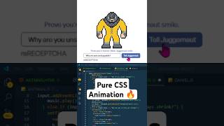 Make Juggernaut Smile CAPTCHA CSS Animation