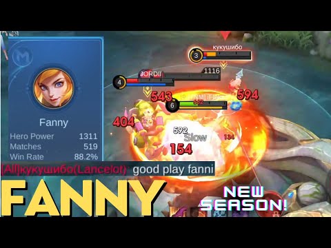 FANNY ONESHOT BUILD IN NEW SEASON! | Mobile Legends Fanny Gameplay @iFlekzz