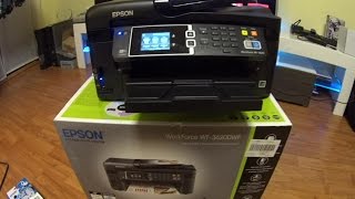 Epson WorkForce WF-3620 DWF Unboxing, Einrichtung und Testdurchläufe #3