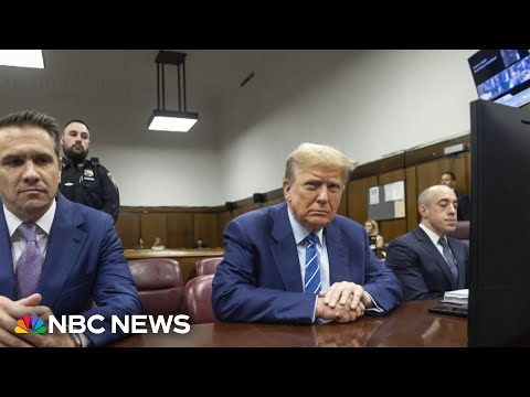 First jurors selected to serve in Trump hush money trial.