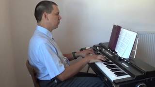 Video thumbnail of "Hear The Footsteps Of Jesus - Organist Bujor Florin Lucian playing on the Elka X50 Organ"