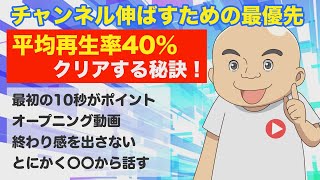 【生放送】平均再生率40％まで上げるためやるべきこと！