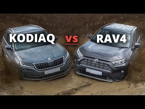 КОДИАК против РАВ4! БИТВА кроссоверов этого года! Skoda Kodiaq vs Toyota RAV4!