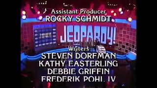 Jeopardy Full Credit Roll 3-24-1992