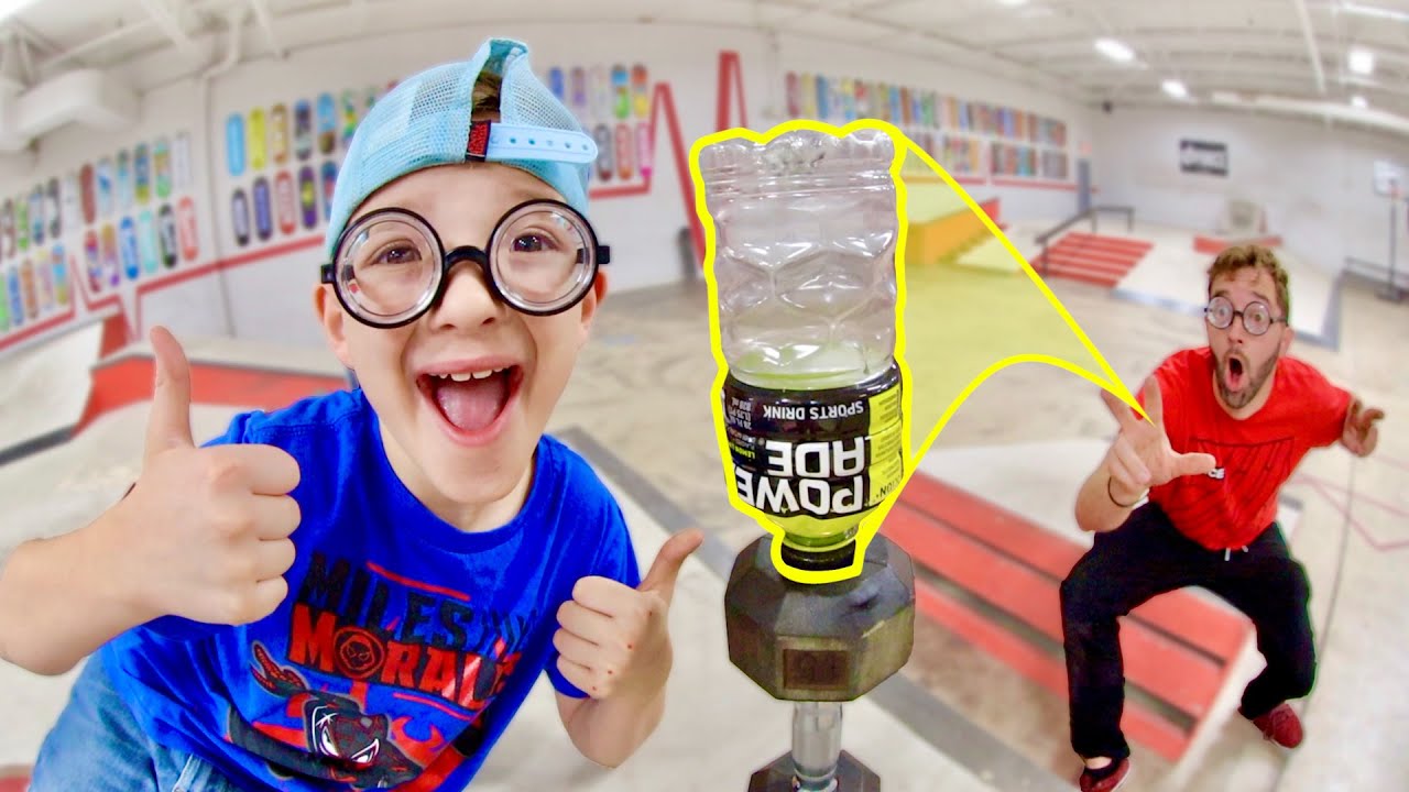 Father VS Son GAME OF BOTTLE FLIP 15!