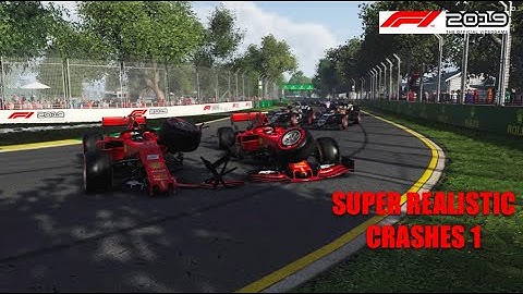 F1 2019 crash compilation - Super realistic crashes 1