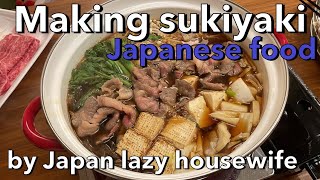 Making Japan home sukiyaki ⛄