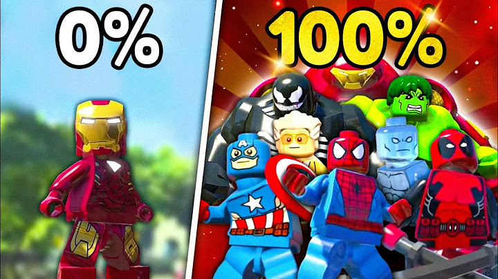 J'ai SPEEDRUN à 100% Lego Marvel en 24H
