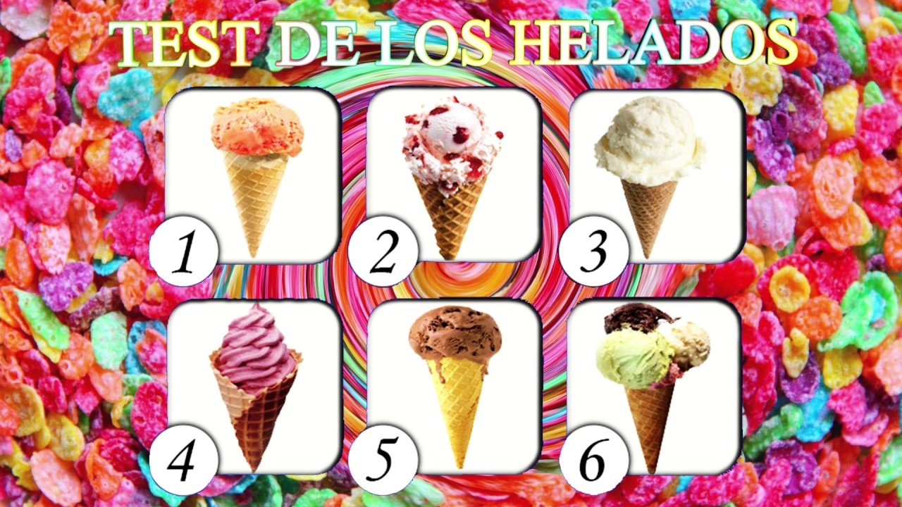 Elige tu helado favorito y averigua que mensaje tiene para ti te encantar