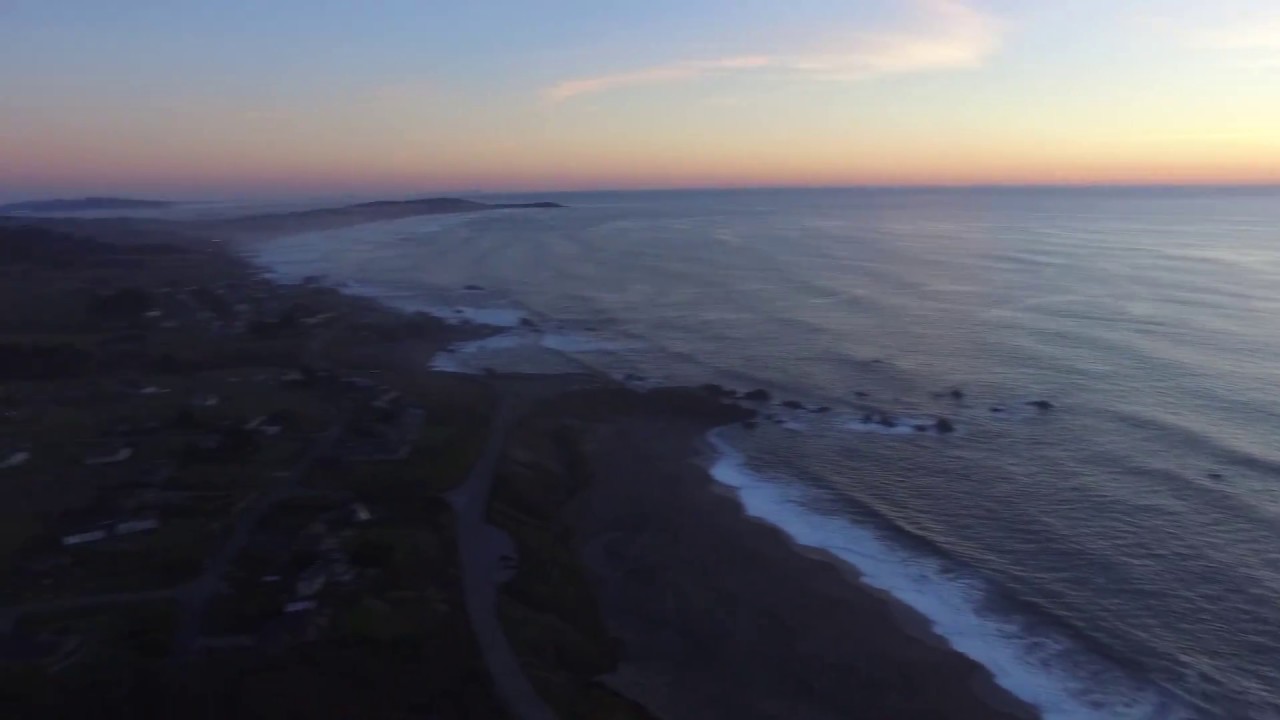 Bodega Bay Sunset Drone Footage