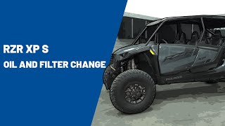 2026 RZR XP S | Oil and Filter Change | Polaris Off Road Vehicles