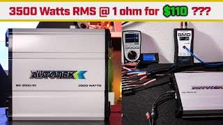 Autotek Ss3500.1D - Testing 3500 Watts Rms 1 Ohm Real Power Output Test