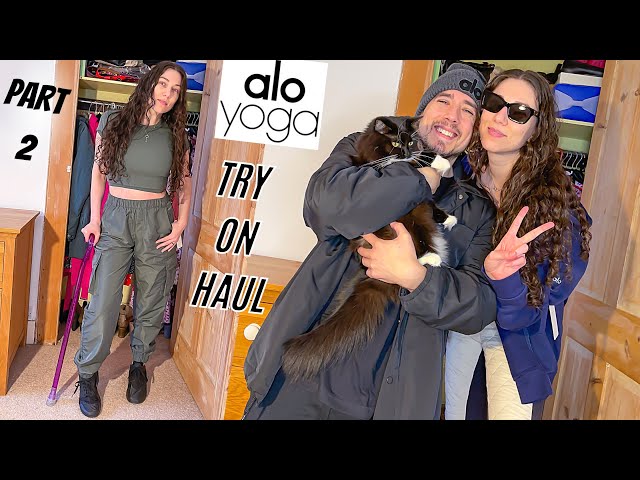Alo Yoga Try on Haul - Holiday/ Winter  Part 2! // Women's & Men's Fashion  (Featuring Chris!) 