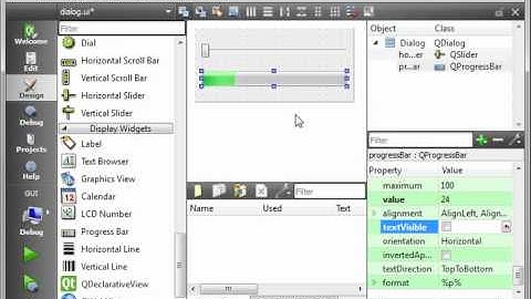 C++ Qt 24 - QSlider and QProgressBar