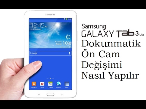 Samsung Galaxy Tab 3 Lite T110 Dokunmatik Ön Panel Değişimi