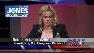 Rebekah Jones for Congress body slams Matt Gaetz with an EPIC fact check at debate.