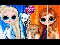 OMG Miraculous Ladybug X Frozen Elsa and Anna Transformations  - DIY Paper Dolls & Crafts