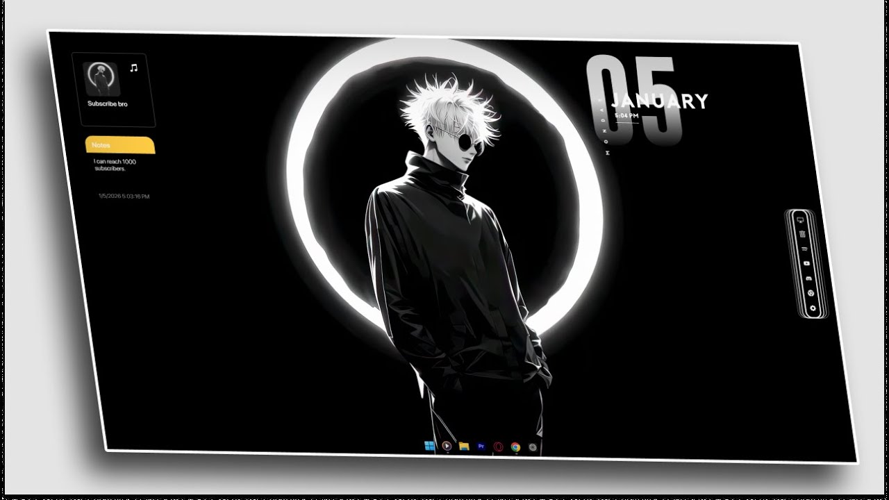 Insane Desktop Customizations 2026 | Jujutsu Kaisen (Gojo) - YouTube