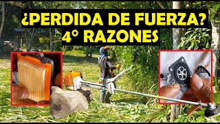 PERDIDA DE FUERZA EN MOTOGUADAÑAS/DESBROZADORAS DE 2 TIEMPOS