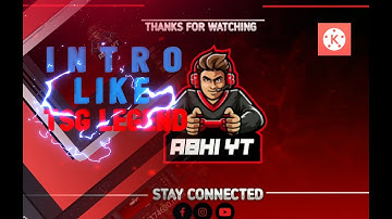 TSG LEGEND Intro in kinemaster