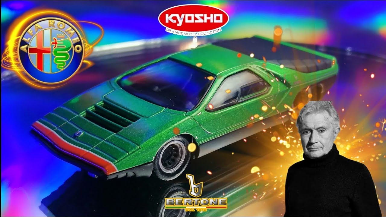 Alfa Romeo CARABO - en honor a Marcello Gandini (1938-2024) Kyosho 1/64