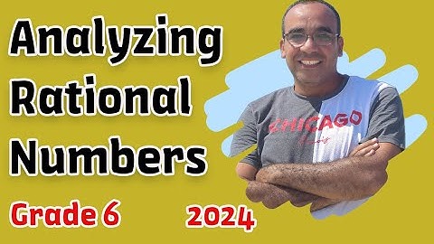 Analyzing Rational Numbers by Using Models - Grade6 - 1st term -lesson 3 -2024