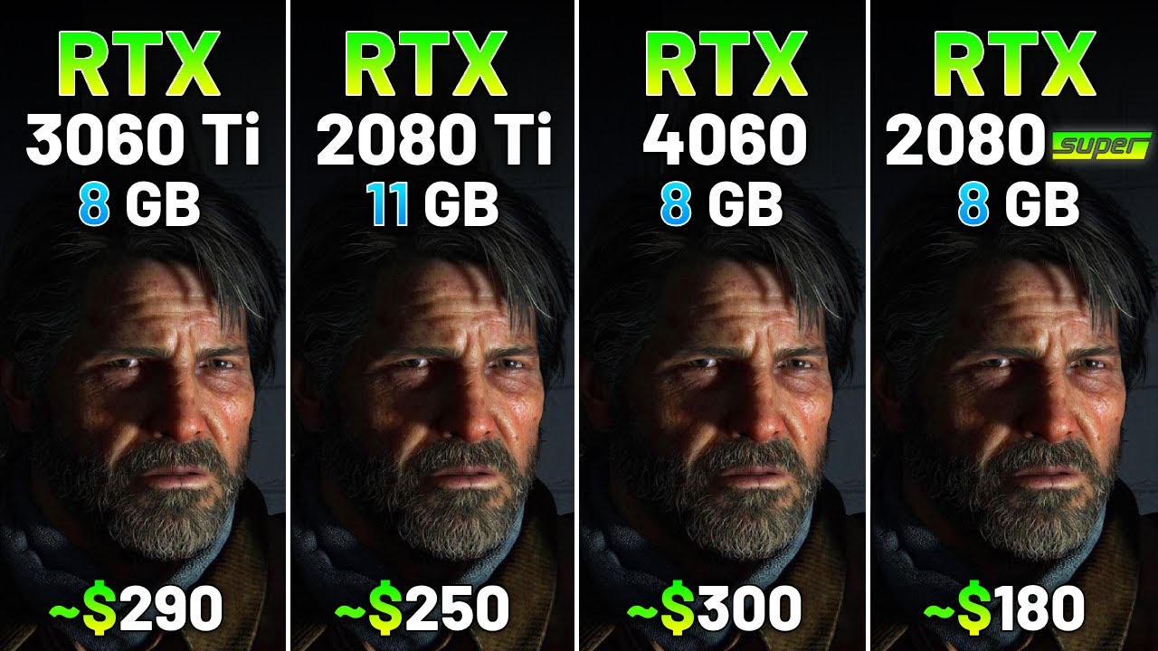 RTX 3060 Ti vs RTX 2080 Ti vs RTX 4060 vs RTX 2080 SUPER - Test in 12 ...