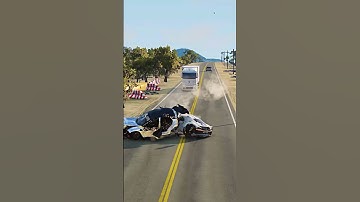 Realistic Highway Car Crashes #241