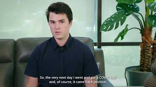 COVID-19 patient/family testimonial - English