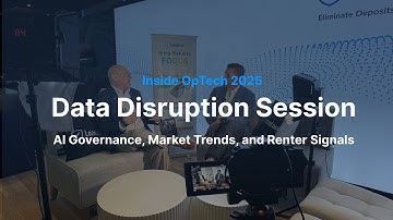 Inside the OpTech 2025 Data Disruption Session: AI Governance, Market Trends, and Renter Signals