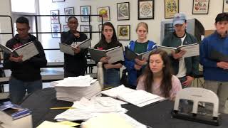 SHS Chamber Singers - I Hear Thy Voice